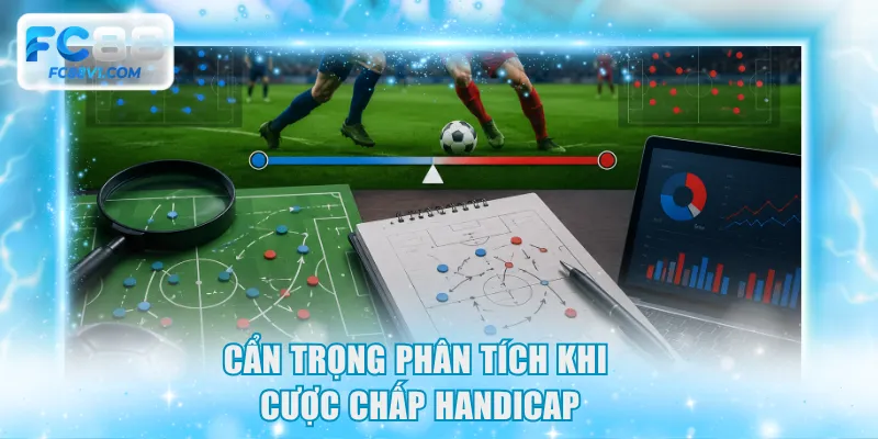 Cẩn trọng phân tích khi cược chấp handicap
